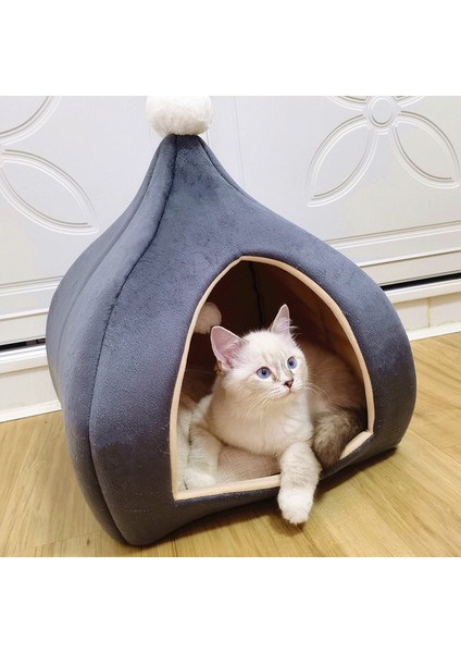 Yeni Renk 9 M Karikatür Sevimli Kedi Yatak Yavrusu Yumuşak Yün Sepeti Küçük Orta Sıcak Tavşan Rahat Pet Köpek Yumuşak Yuva Yavru Kedi Ev Uyku Tulumu Hayvan (Yurt Dışından)