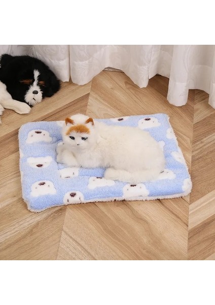Stil 3 S 30X40 cm Yumuşak Flanel Evcil Hayvan Battaniye Pedi Kalınlaşmış Pet Polar Yatak Mat Yavru Köpek Kedi Için Kanepe Yastık Sıcak Kediler Uyku Kapak Ev Halı (Yurt Dışından)