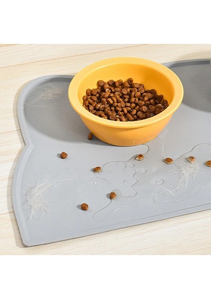 48X27 cm Mavi Pet Silikon Gıda Mat Taşınabilir Su Geçirmez Sızdırmaz Kaymaz Besleme Paspasları Kase Ped Yastık Kediler Köpekler Için Evcil Hayvan Ürünleri (Yurt Dışından) fırsatları