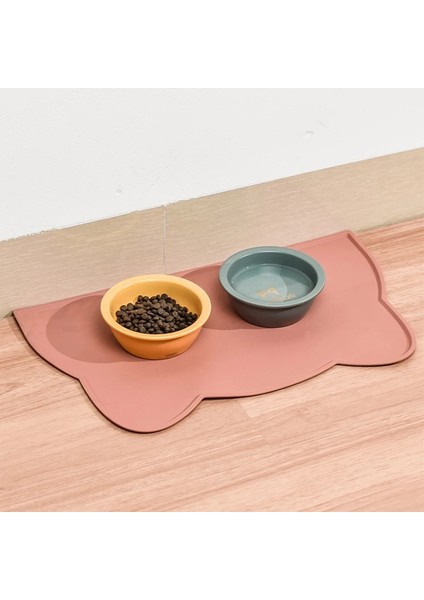 48X27 cm Mavi Pet Silikon Gıda Mat Taşınabilir Su Geçirmez Sızdırmaz Kaymaz Besleme Paspasları Kase Ped Yastık Kediler Köpekler Için Evcil Hayvan Ürünleri (Yurt Dışından) indirimleri