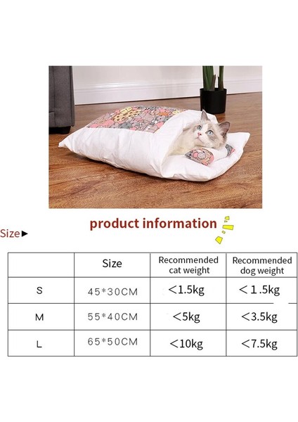 D M 55X40 cm Yıkanabilir Kedi Yatak Kedi Uyku Tulumu Yuva Mat Kış Sıcak Ev Kedi Köpek Küçük Pet Yatak Köpek Kulübesi Kanepe Yastık Evcil Hayvan Ürünleri (Yurt Dışından)