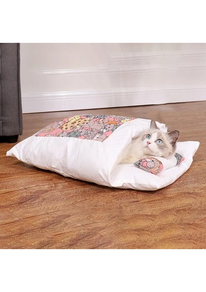 D M 55X40 cm Yıkanabilir Kedi Yatak Kedi Uyku Tulumu Yuva Mat Kış Sıcak Ev Kedi Köpek Küçük Pet Yatak Köpek Kulübesi Kanepe Yastık Evcil Hayvan Ürünleri (Yurt Dışından)