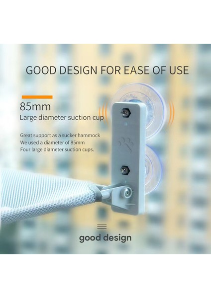 C 62X30 cm Kedi Hamak Vantuz Katlanır Balkon Yatak Asılı Cam Sepet Küçük Orta Kediler Için Dayanıklı Çelik Çerçeve Ped Yavru Malzemeleri (Yurt Dışından) fırsatları