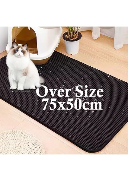 Pembe 30 cm x 30 cm Su Geçirmez Pet Kedi Kumu Mat Çift Katmanlı Pet Çöp Kutusu Mat Kaymaz Kum Kedi Pedi Yıkanabilir Yatak Mat Temiz Ped Ürünleri (Yurt Dışından) fiyatları