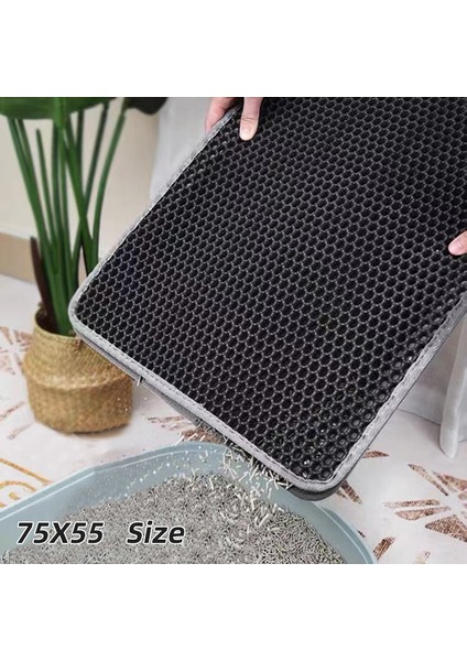 Pembe 30 cm x 30 cm Su Geçirmez Pet Kedi Kumu Mat Çift Katmanlı Pet Çöp Kutusu Mat Kaymaz Kum Kedi Pedi Yıkanabilir Yatak Mat Temiz Ped Ürünleri (Yurt Dışından) fırsatları