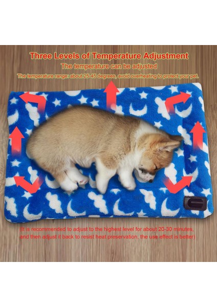 Siyah Ayarlanabilir Isıtma Yastığı Battaniye Köpek Kedi Yavrusu Kapanma Koruması Pet Elektrikli Sıcak Mat Yatak Su Geçirmez Isırmaya Dayanıklı Tel (Yurt Dışından) indirimleri