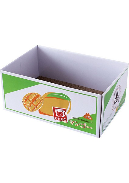 Mango Yavru Tırma Tahtası Karton Kutu Pet Kedi Taşlama Pençe Oyuncak Komik Nane Karton Uyku Baskı Zephyr Kediler Için Sevimli Ev (Yurt Dışından)