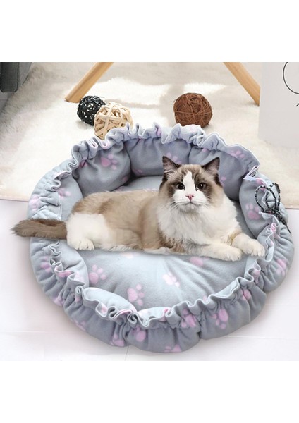 Kl-Gy 70 cm Köpek Kedi Yatağı Yumuşak Yuvarlak Yıkanabilir Evcil Hayvan Yatakları Kış Sıcak Uyku Peluş Köpek Kulübesi Kedi Paspasları Köpek Yastık Mat Küçük Köpekler Için Gatos (Yurt Dışından) fırsatları