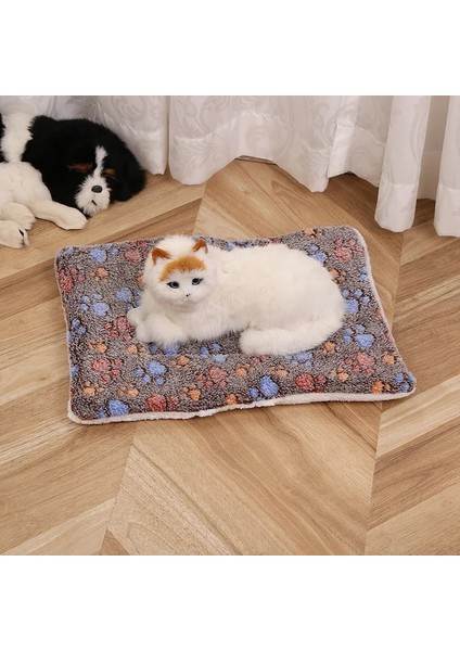 Stil 10 L 50X60 cm Yumuşak Flanel Evcil Hayvan Battaniye Pedi Kalınlaşmış Pet Polar Yatak Mat Yavru Köpek Kedi Için Kanepe Yastık Sıcak Kediler Uyku Kapak Ev Halı (Yurt Dışından)