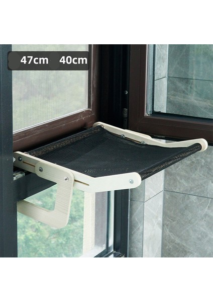 Siyah Izgara Asılı Pet Kedi Yatak Pencere Hamak Kanepe Ev Mobilyaları Yavru Kedi Kapalı Yıkanabilir Çıkarılabilir Koltuk Ahşap Yatak Levrek Rafları (Yurt Dışından)