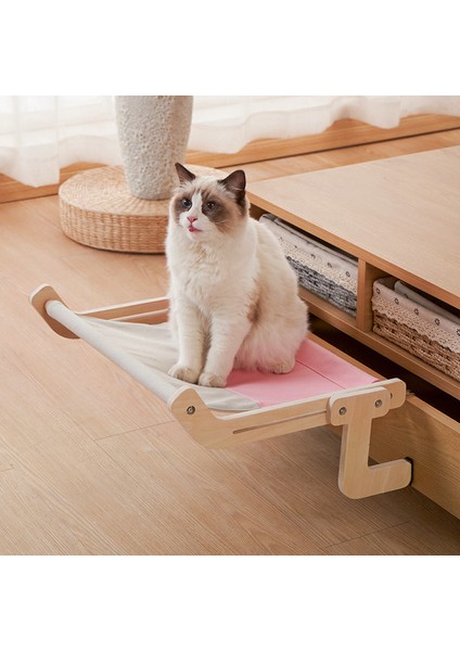 Siyah Izgara Asılı Pet Kedi Yatak Pencere Hamak Kanepe Ev Mobilyaları Yavru Kedi Kapalı Yıkanabilir Çıkarılabilir Koltuk Ahşap Yatak Levrek Rafları (Yurt Dışından)