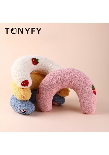 Pembe Evcil Hayvan Yastık Kedi Köpek Uyku Evcil Hayvan Sevimli U Şeklinde Yastık Boyun Koruyucusu Yumuşak Sondaj Derin Uyku Yavru Kedi Küçük Hayvanlar Kafalık (Yurt Dışından) fiyatları