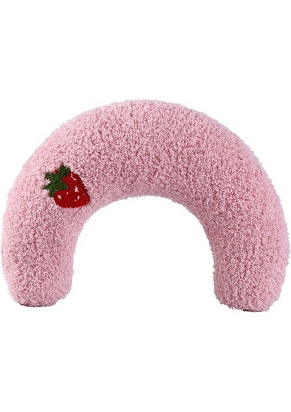 Pembe Evcil Hayvan Yastık Kedi Köpek Uyku Evcil Hayvan Sevimli U Şeklinde Yastık Boyun Koruyucusu Yumuşak Sondaj Derin Uyku Yavru Kedi Küçük Hayvanlar Kafalık (Yurt Dışından) indirimleri