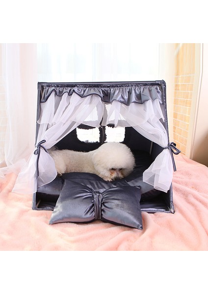 Pembe 50X50X50CM Yastıklı Kedi Çadırı, Lüks Kapalı Kedi Yatağı Kınamak, Köpekler Kediler ve Diğer Evcil Hayvanlar Için Evcil Hayvan Barınağı, Çıkarılabilir ve Yıkanabilir (Yurt Dışından) fırsatları