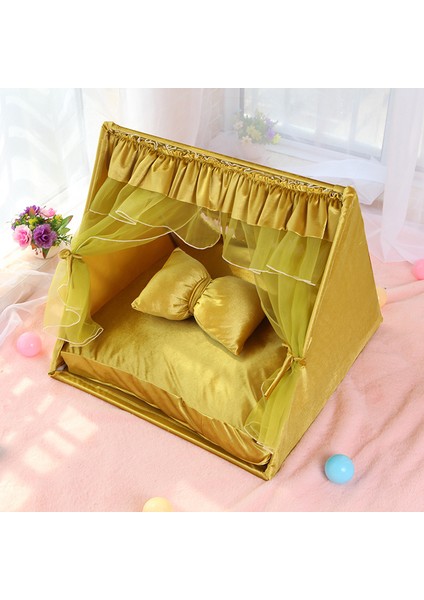 Pembe 50X50X50CM Yastıklı Kedi Çadırı, Lüks Kapalı Kedi Yatağı Kınamak, Köpekler Kediler ve Diğer Evcil Hayvanlar Için Evcil Hayvan Barınağı, Çıkarılabilir ve Yıkanabilir (Yurt Dışından) indirimleri
