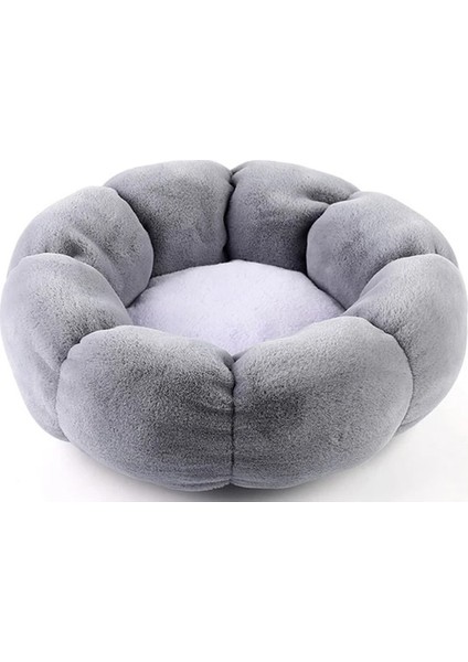 GWJ004 M 50 cm Yeni Lüks Pet Kedi Yatak Çiçek Yuvarlak Kedi Evi Kedi Matı Kalınlaşmış Sıcak ve Yumuşak Dört Mevsim Evrensel (Yurt Dışından)