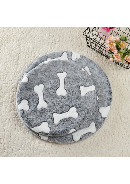 Beyaz Yıldız Çapı 38-40CM Yumuşak Peluş Pet Kedi Uyku Mat Kış Sıcak Yıkanabilir Yuvarlak Battaniye Köpek Kulübesi Yavru Yuva Ev Seyahat Yatağı Yastık Aksesuarları (Yurt Dışından) indirimleri