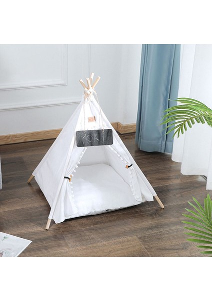 Tip 1 50CMX48CMX60CM Kedi Çadır Evi Yavru Yatak Taşınabilir Yıkanabilir Teepee Yavru Kedi Için Kalın Yastık ile Kapalı Açık Çadır Kedi Malzemeleri Pet Teepee (Yurt Dışından)