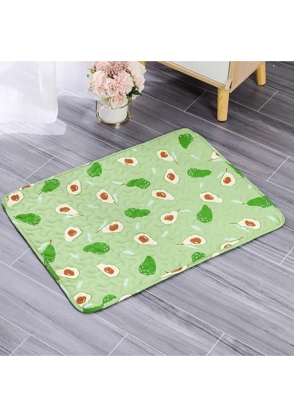 Yeşil 70X50CM (FOR25KG) Yeni S-2xl Pet Köpek Kedi Mat Soğutma Yaz Ped Mat Nefes Alabilir Battaniye Kanepe Köpek Kedi Uyku Yıkanabilir Pet Köpek Yatağı Kedi Paspasları (Yurt Dışından)