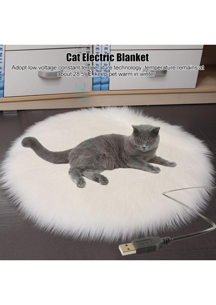 Bordo Küçük Pet Kedi Peluş Isıtma Yastığı Elektrikli Battaniye Sabit Sıcaklık Su Geçirmez Anti-Sürünen Kış Sıcak Isıtıcı Halı (Yurt Dışından) fiyatları