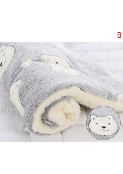 B Köpek Yatağı Evcil Hayvan Yastığı Battaniye Yumuşak Polar Kedi Yastık Köpek Kanepe Mat Pedleri Kış Pet Şeyler Yeni (Yurt Dışından)