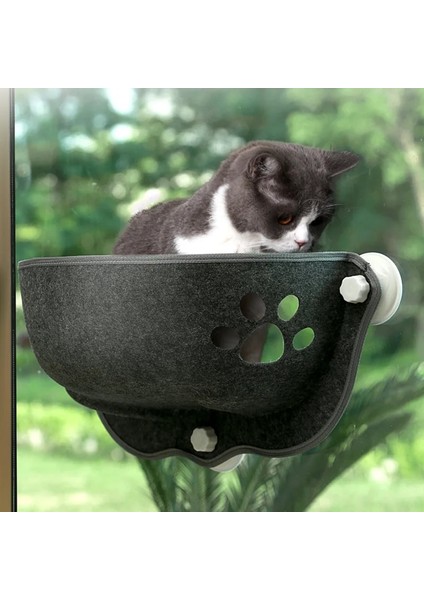 SE001G 52X28CM Evcil Hayvan Hamak Güneş Yatakları Rulman Kedi Pencere Şezlong Emme Kedi Kafesi Pencere Güçlü Vantuz Raf Rahat Kitty Yuva (Yurt Dışından) modelleri