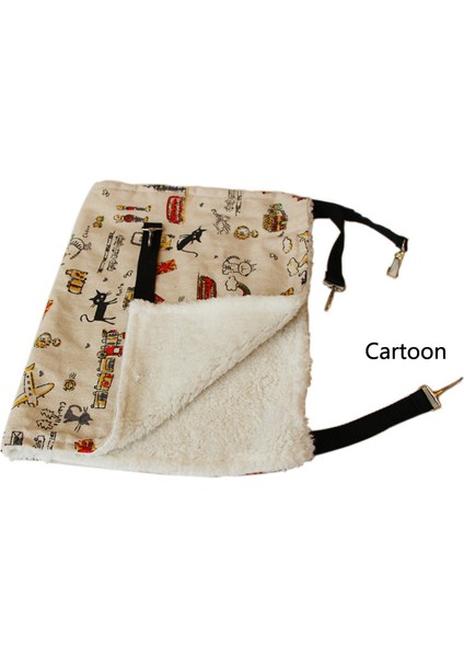 Kule M 35X35 cm Karikatür Sıcak Asılı Kedi Yatak Mat Yumuşak Kediler Hamak Kış Hamak Pet Yavru Kafes Yatakları Kapak Yastık Çift Taraflı Kullanım (Yurt Dışından)