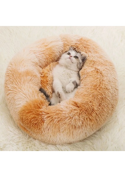 Yuva-Koyu Yeşil 50 cm Yuvarlak Kedi Yatak Köpekler Yatak Ev Kulübesi Evcil Hayvan Paspasları Yumuşak Uzun Peluş Mat Pet Sıcak Sepet Yastık Kediler Evi Kanepe Makine Yıkama Kulübesi (Yurt Dışından) modelleri