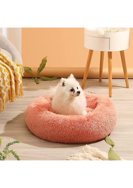 Degrade Gök Mavisi XS-40CM Tlny Uzun Peluş Köpek Yatağı Ev Köpek Mat Kış Sıcak Uyuyan Kediler Yuva Yumuşak Uzun Peluş Köpek Sepeti Evcil Hayvan Yastığı Taşınabilir Evcil Hayvan Yatağı (Yurt Dışından)