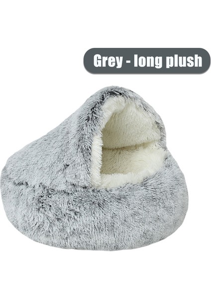 GWE003 60CM Yeni Yumuşak ve Rahat Sıcak Yarı-Kapalı Kedi Yatak Pet Kedi Yatağı Yarı-Kapalı Köpek Kulübesi Köpek Yatağı Uyku Koruma Artefaktı (Yurt Dışından)