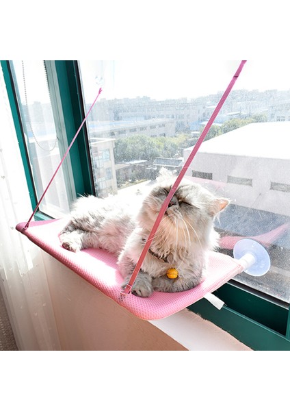 Mavi Kedi Hamak Pencere Kedi Güneşli Koltuk Tek Katmanlı Hamak Kediler Için Vantuz Pencere Eşiği Salonu Çıkarılabilir Rulman 23 kg (Yurt Dışından)