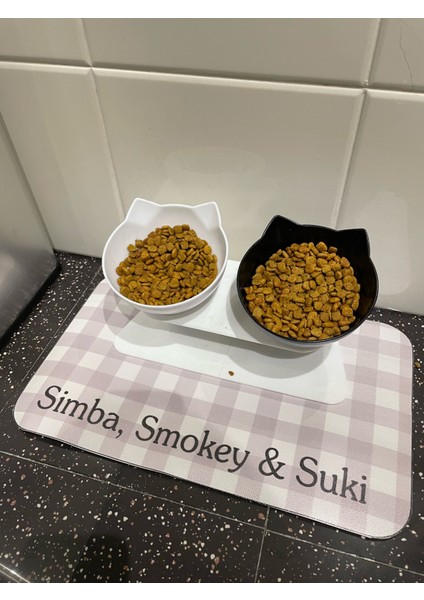 O Özel Pu Deri Köpek Halısı Kedi Halısı Kase Plaka Evcil Hayvan Içme Besleme Evcil Hayvan Gıda Pedi Placemat Özelleştirme Adı Pet Placemat Su Geçirmez (Yurt Dışından) fiyatları