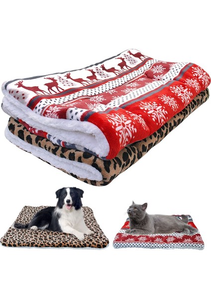 Gri S Polar Köpek Yatağı Mat Sıcak Kış Yavru Kedi Evi Kulübesi Küçük Orta Büyük Köpekler Yatak Noel Uyku Battaniyesi Chihuahua (Yurt Dışından)
