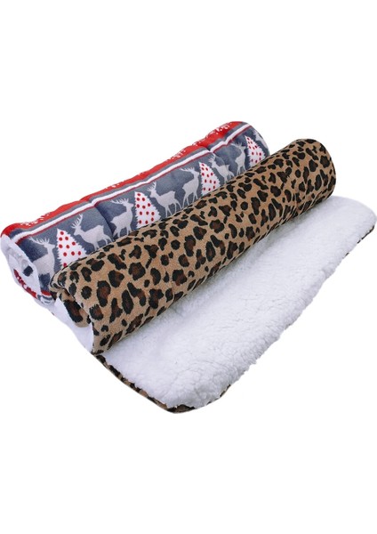 Gri S Polar Köpek Yatağı Mat Sıcak Kış Yavru Kedi Evi Kulübesi Küçük Orta Büyük Köpekler Yatak Noel Uyku Battaniyesi Chihuahua (Yurt Dışından)