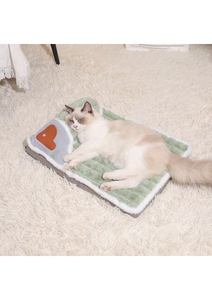 A L Pet Kedi Yatağı Mat Lüks Yumuşak Masaj Parçacığı ile Çıkarılabilir Kedi Evi Kapalı Konfor Uyku Koruyun Boyun Kedi Yatağı Evi (Yurt Dışından)