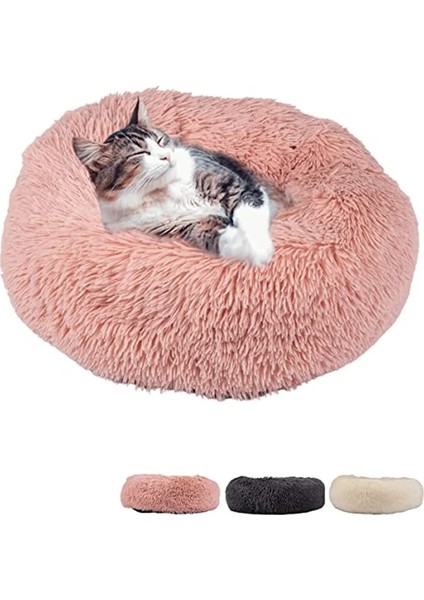Açık Kahverengi 50 cm Vıp Bağlantı Yuvarlak Büyük Köpek Çekyat Yıkanabilir Pet Yatak Kedi Yatak Paspasları Kış Sıcak Uyku Net Yastık Köpekler Malzemeleri (Yurt Dışından)