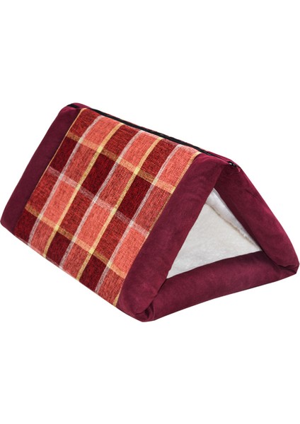 GWS001 S90X40X25CM Pet Uyku Tulumu Büyük ve Orta Boy Katlanır Üçgen Oyun Evi Tamamen Çıkarılabilir ve Yıkanabilir Kaymaz Evcil Hayvan Yuvası (Yurt Dışından)