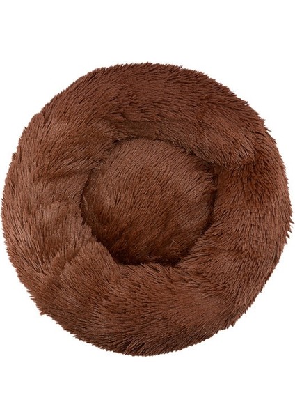 Açık Kahverengi 50CM Süper Kedi Yatağı Sıcak Uyuyan Kedi Yuvası Yumuşak Uzun Peluş En Iyi Pet Köpek Yatağı Süper Yumuşak Kedi Yatağı Köpek Kedi Ürün Aksesuarları Köpek Yatağı (Yurt Dışından)
