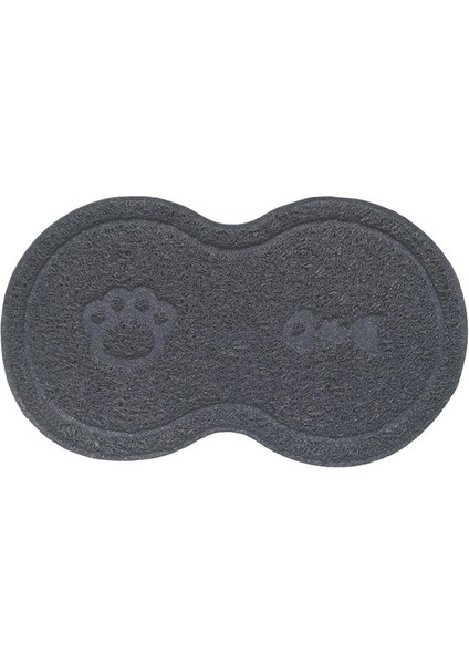 Gri Bulut Şekli Pet Kedi Köpek Besleme Matı Ped Katı Pençe Kılçık Desen Bulaşık Kase Nemli Yerleşimler Placemat Kolay Yıkama Evcil Hayvan Aksesuarları (Yurt Dışından)