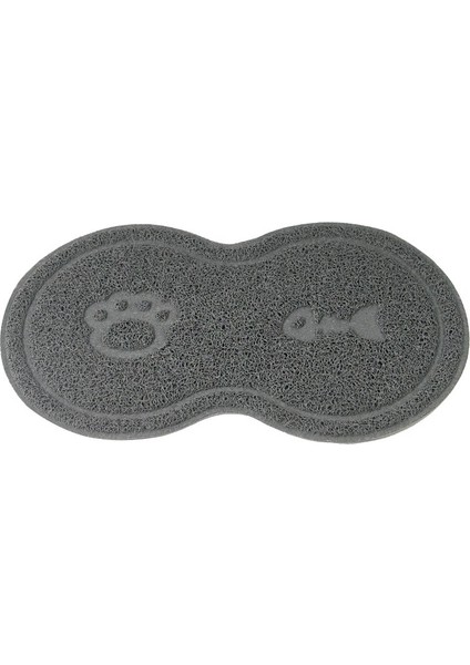 Gri Bulut Şekli Pet Kedi Köpek Besleme Matı Ped Katı Pençe Kılçık Desen Bulaşık Kase Nemli Yerleşimler Placemat Kolay Yıkama Evcil Hayvan Aksesuarları (Yurt Dışından) fırsatları