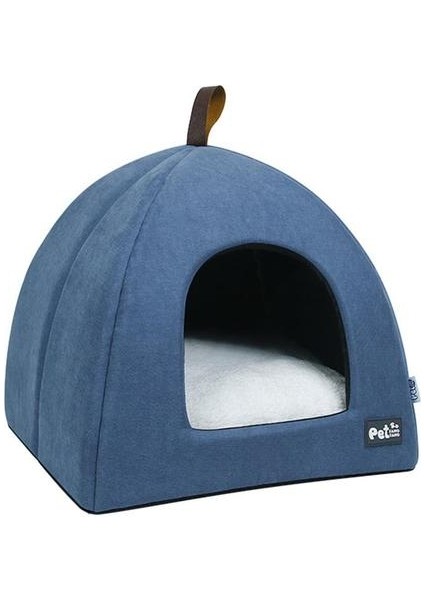Mavi S Derin Uyku Konfor Kedi Yatak Kış Mini Çadır Uyku Evi Küçük Hayvan Kedi Tavşan Gine Domuz Yuva Rahat Mağara Evcil Hayvan Aksesuarları (Yurt Dışından)