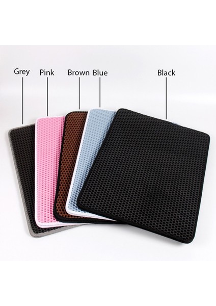 Mavi 40X50 cm Kedi Kumu Mat Çift Katmanlı Su Geçirmez Pet Kedi Kumu Mat Temiz Ped Kaymaz Katten Kum Tepsisi Ped Yıkanabilir Pet Kedi Kumu Mat (Yurt Dışından) indirimleri