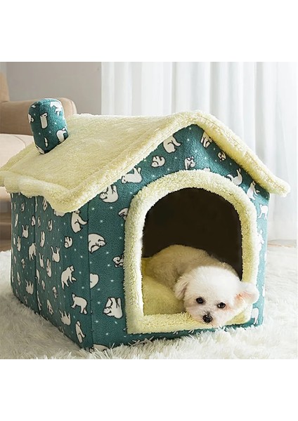 Gray2 S 4 kg Için Kedi Yatağı Uyku Evi Sıcak Mağara Köpek Kulübesi Çıkarılabilir Yastık Pedi Yumuşak Kapalı Kapalı Çadır Kulübe Kanepe Pet Kediler Yavru Kedi Köpek (Yurt Dışından)