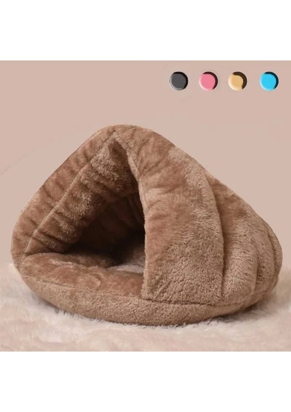 Pembe S 38X38 cm (1-2 Kg) Pet Kedi Köpek Yumuşak Sıcak Yuva Köpek Kulübesi Yatak Ev Uyku Paspasları Çadır S Kış Çıkarılabilir Rahat Malzemeleri (Yurt Dışından) modelleri