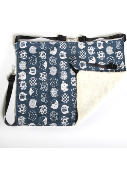 Gri M 50X40CM Ayarlanabilir Askılı Kedi Asılı Hamak Çift Taraflı Evcil Hayvan Kafesi Hamak Asılı Yatak Küçük Hayvanlar Için Uykulu Ped Dinlenme Evcil Hayvanlar (Yurt Dışından)