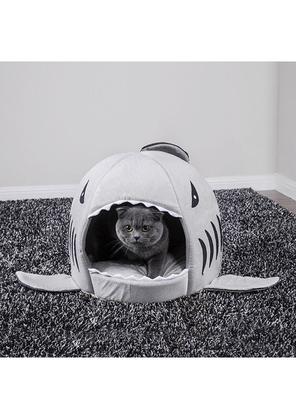 Pembe Xs (30X28 Cm) Sevimli Köpekbalığı Yatak Ev Tatlı Köpek Yavrusu Kitty Hamster Kafesi Mağara Aksesuarları Evcil Hayvan Ürünleri Malzemeleri Köpek Evi (Yurt Dışından) fiyatları