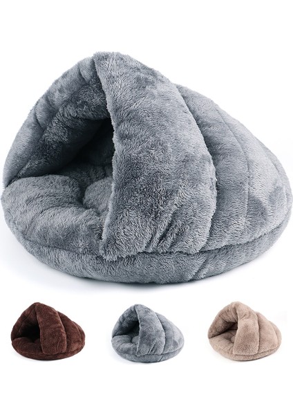 Haki 45X45CM Yumuşak Kedi Yatağı Kış Sıcak Peluş Pet Puupy Yavru Yuva Köpek Kulübesi Derin Uyku Kediler Mağara Evi Kediler Küçük Köpekler Için Ürünler (Yurt Dışından) fiyatları