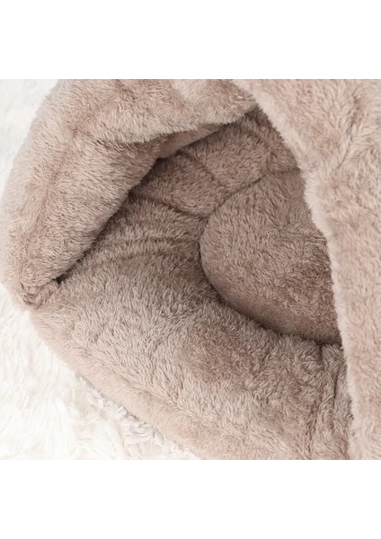 Haki 45X45CM Yumuşak Kedi Yatağı Kış Sıcak Peluş Pet Puupy Yavru Yuva Köpek Kulübesi Derin Uyku Kediler Mağara Evi Kediler Küçük Köpekler Için Ürünler (Yurt Dışından) fırsatları