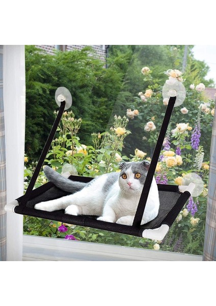 Pembe 51X31 cm Kedi Yatağı Asılı Pencere Kedi Hamak Yatak Kediler Için Rahat Tuval Evcil Hayvan Hamak Kitty Güneşli Pencere Koltuk Montaj Rulman 10 kg (Yurt Dışından) fiyatları