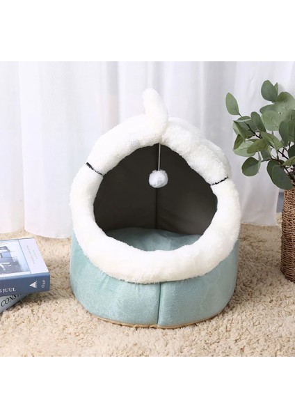 Gri Kulaklar S 31X30X28 cm Tatlı Kedi Yatağı Derin Uyku Konfor Sıcak Evcil Hayvan Sepeti Rahat Yavru Kedi Şezlong Kapalı Köpek Uyku Yastığı Kedi Evi Çadır Yumuşak Mağara Pet Mat (Yurt Dışından) indirimleri